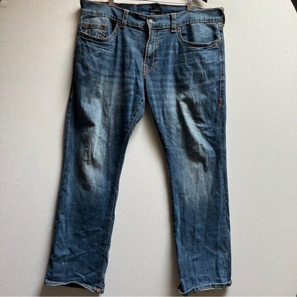 True Religion Billy Relaxed Bootcut Denim Jeans Sz 40 - Picture 1 of 12